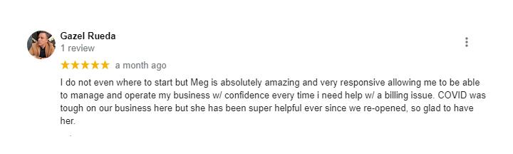 CLICK TO SEE ON GOOGLE Review by Gazel Rueda
