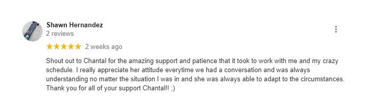 CLICK TO SEE ON GOOGLE Review by Shawn Hernandez